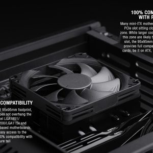 Охладител за процесор Noctua NH-L9x65 chromax.black - LGA1851/1700/1200/AM5 - Image 6