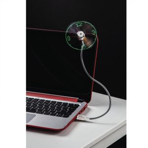 USB LED Вентилатор светещ, часовник, 12315 - Image 2