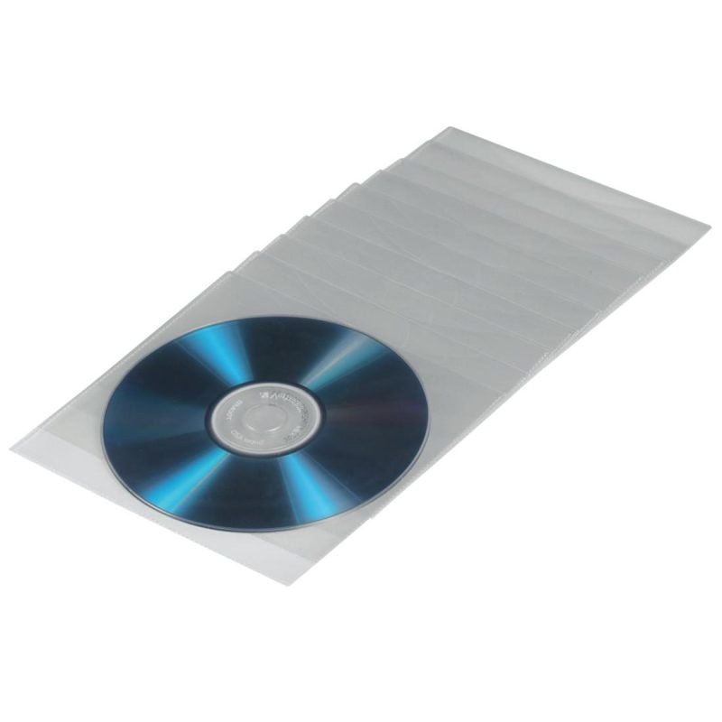 HAMA Предпазни пликове за CD/DVD, 50 бр, прозрачни - Image 2
