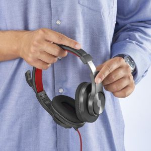HAMA Слушалки с микрофон HS-USB400 V2, черно - Image 4