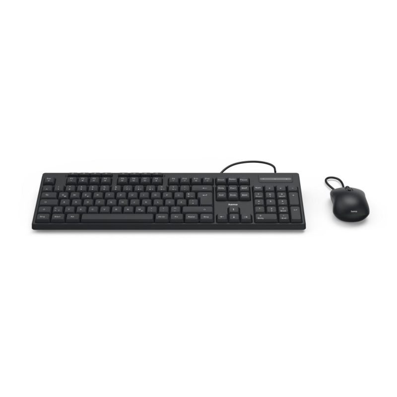 HAMA Жичен комплект клавиатура и мишка CKM-200, USB-A, USB-C - Image 6