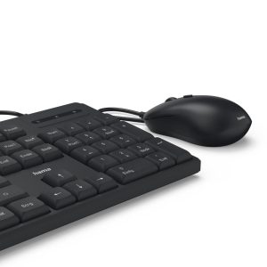 HAMA Жичен комплект клавиатура и мишка CKM-200, USB-A, USB-C - Image 10