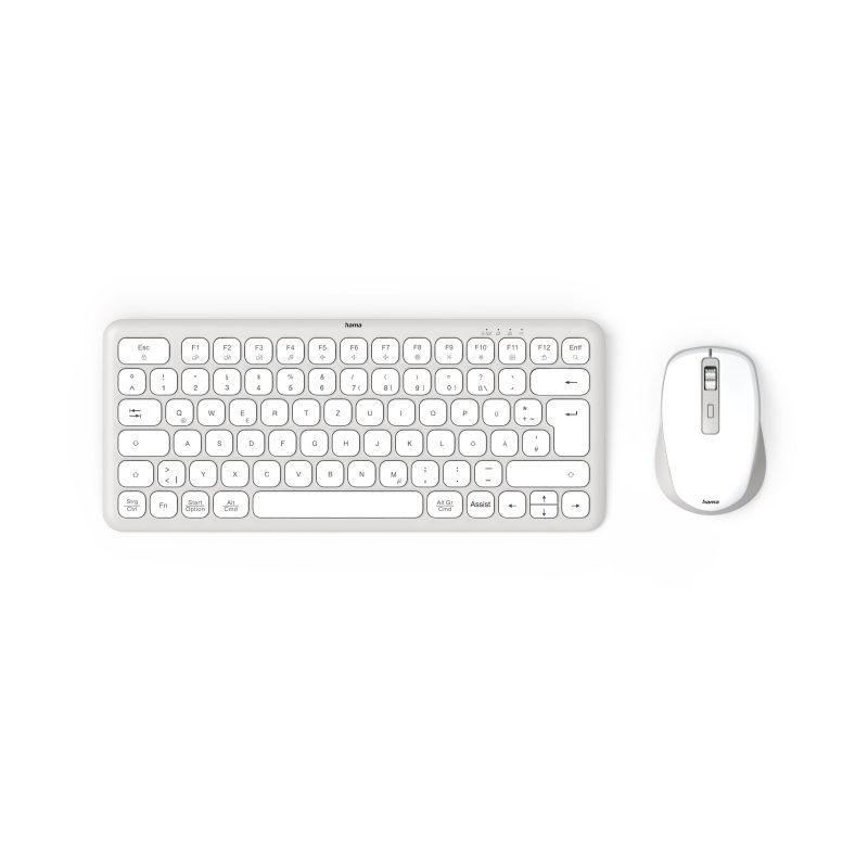 HAMA Безжичен комплект мини клавиатура и мишка  "WKM-500",TKL кирилизирана, AI клавиш - Image 2