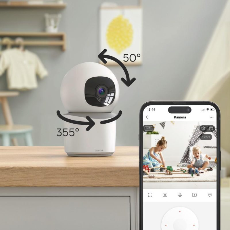HAMA WiFi камера 1080p, за закрити помещения, 176652 - Image 10
