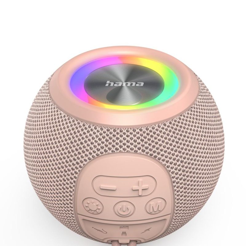 HAMA Блутут колонка "Ball Shape Speaker", 5 светлинни режима, 5W, 188240 - Image 6