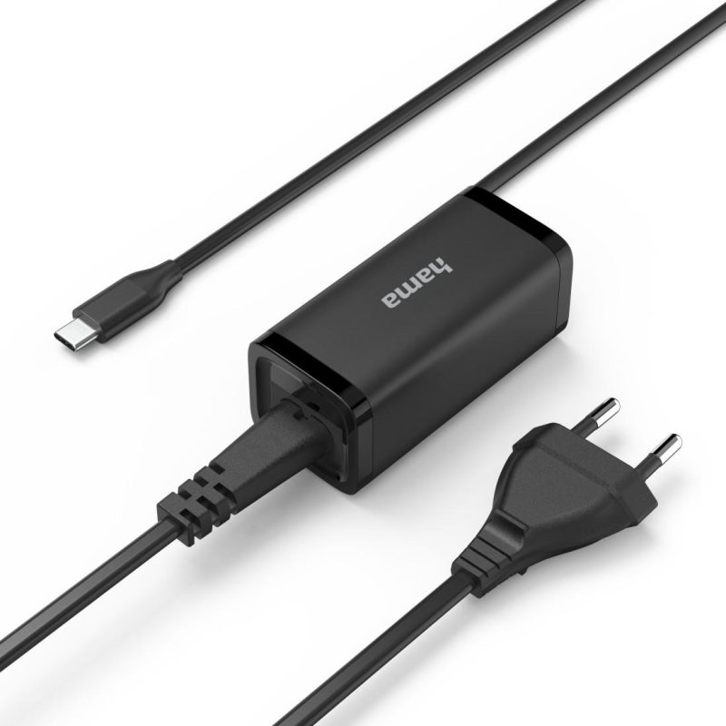 HAMA Зарядно за лаптоп USB-C PD, GaN, 5-20V/45 W - Image 3
