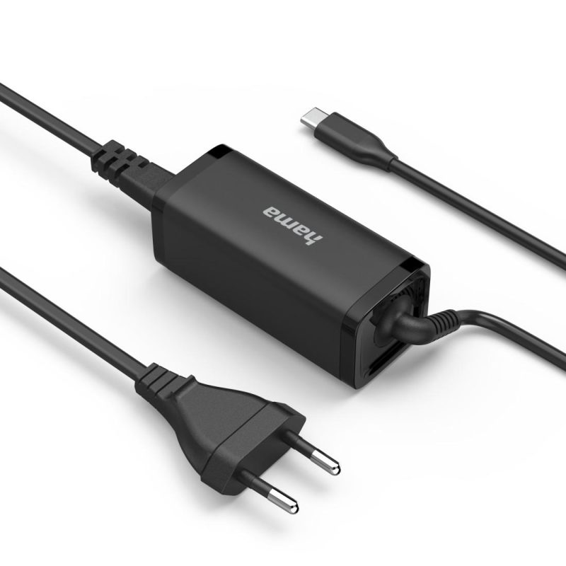 HAMA Зарядно за лаптоп, USB-C PD, GaN, 5-20V/65 W - Image 2