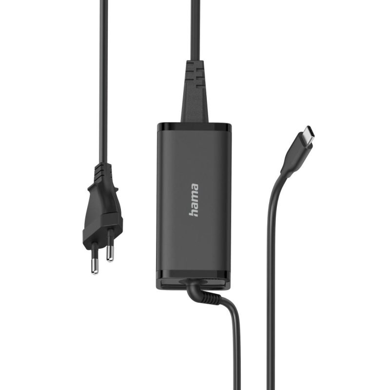 HAMA Универсално захранване за лаптоп, USB-C, Gan, (PD), 5-20V/100W - Image 4