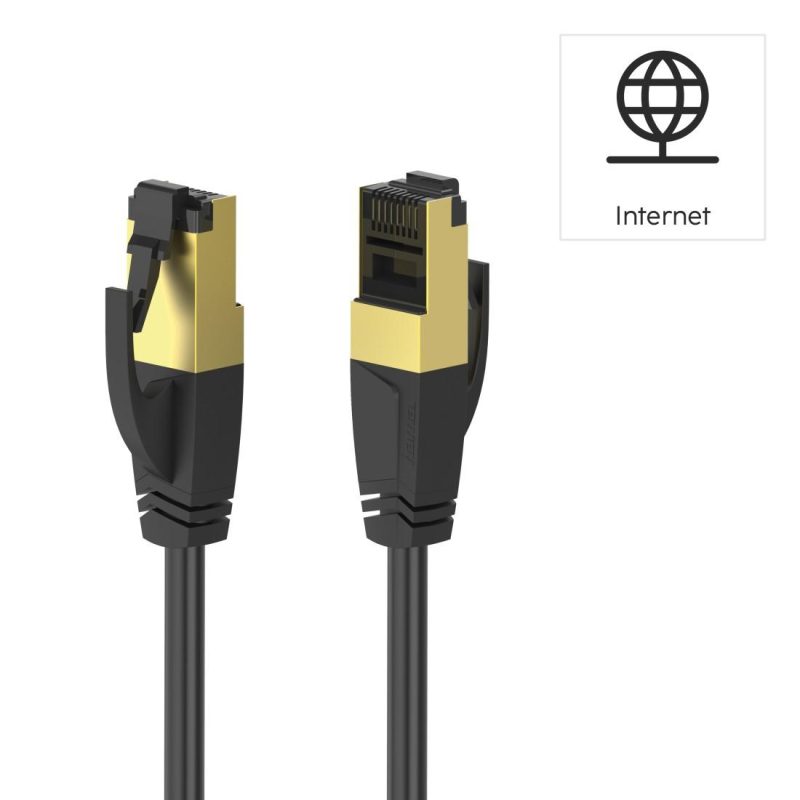 HAMA Мрежов пач кабел, CAT 8, 40 Gbit/s, S/FTP, екраниран, без халоген, 0,50 m - Image 5