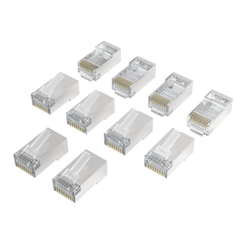 HAMA Накрайник RJ45, CAT 6a, 10 Gbit/s, екраниран, 10 бр. - Image 2