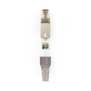 HAMA Комплект мрежови конектори, CAT 6a, 10 Gbit/s, екраниран, инсталиране без инструменти, 5 бр - Image 6