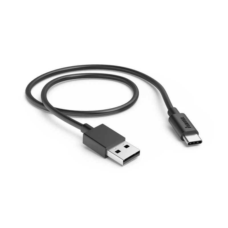 HAMA Кабел  USB-C - USB А, 0,5 м, 480Мbit/ 3А, черен - Image 2