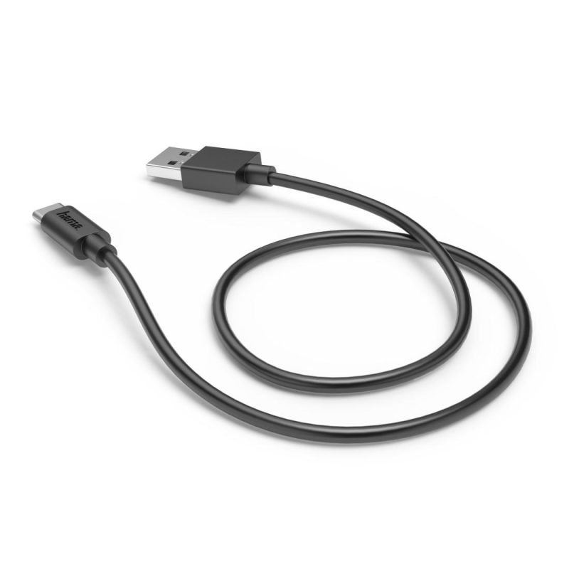 HAMA Кабел  USB-C - USB А, 0,5 м, 480Мbit/ 3А, черен - Image 4