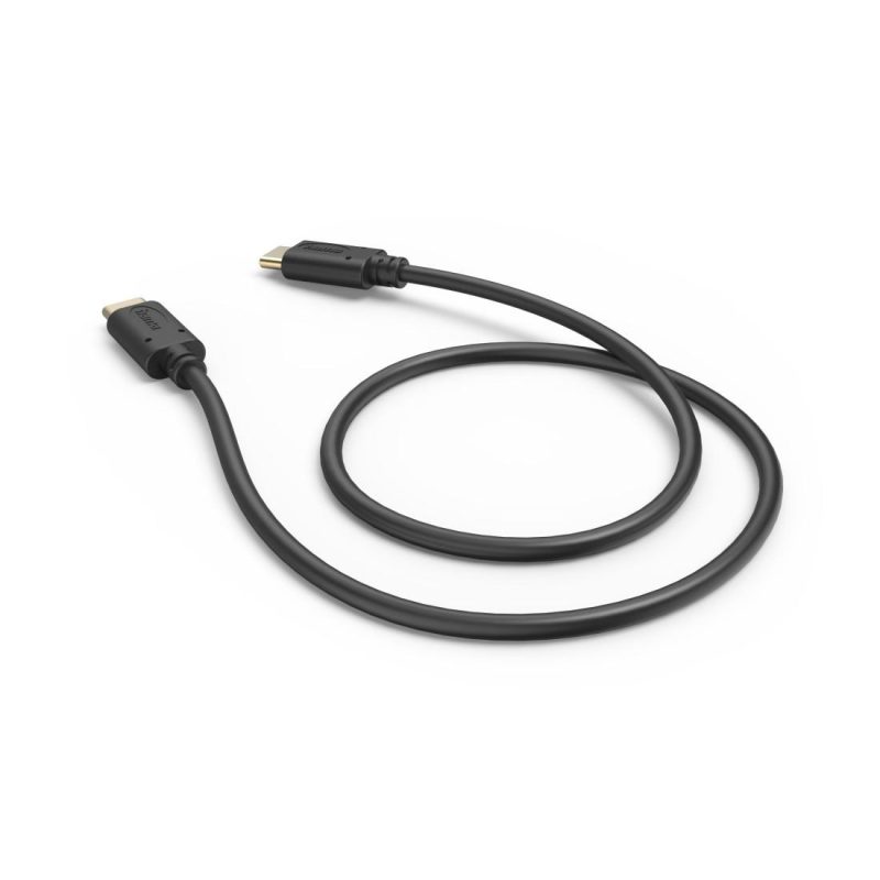 HAMA Кабел за зареждане, USB-C - USB-C, 0,5 м, черен - Image 3