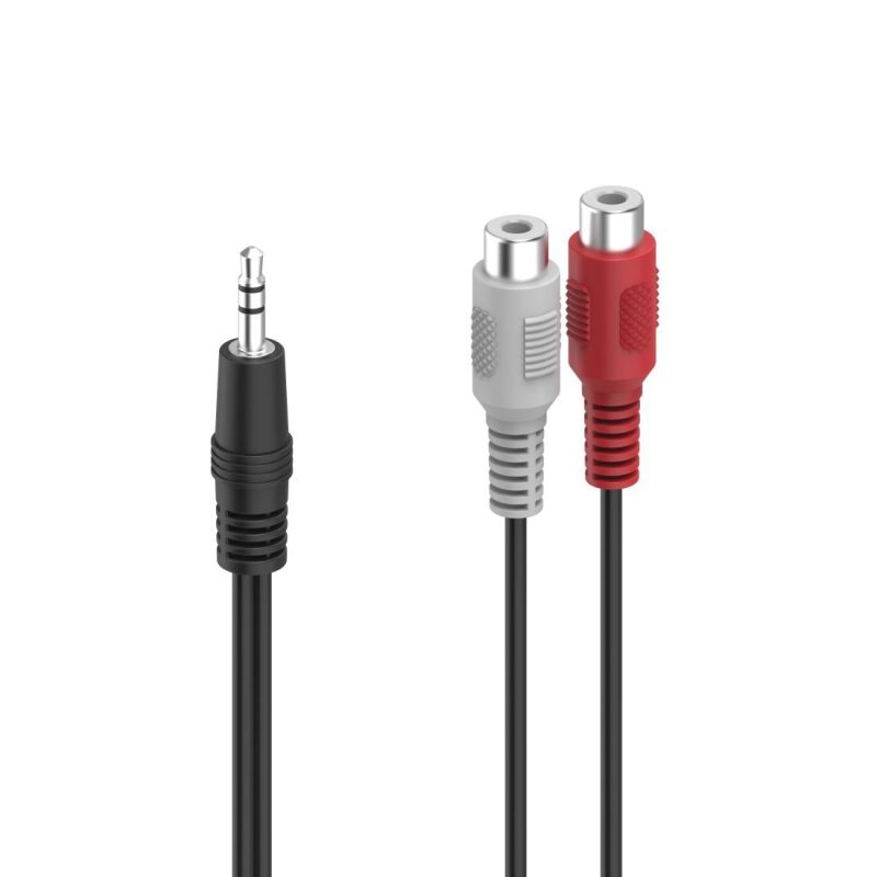 HAMA Аудио адаптер, 2 x RCA женско - 3.5 mm жак мъжко, стерео - Image 2