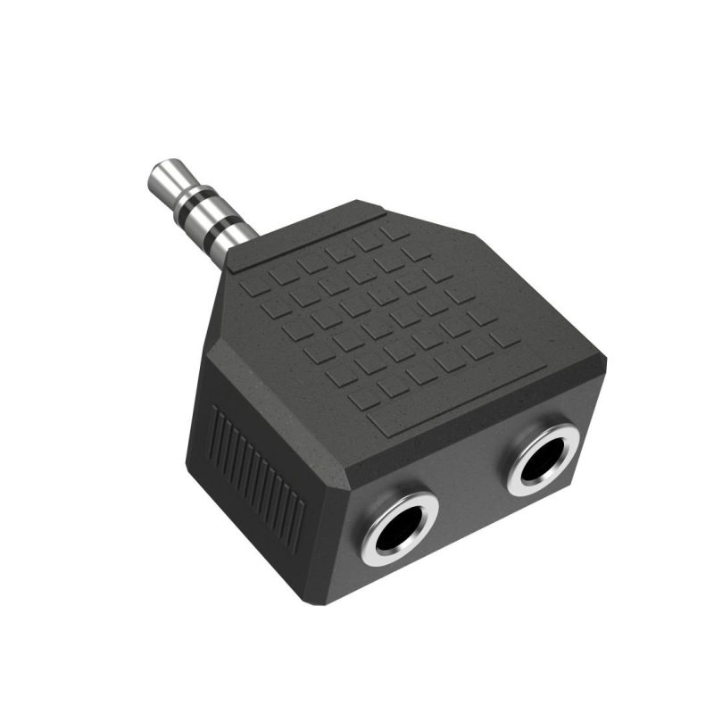 HАМА Аудио адаптер, 3.5 mm жак - 2 x 3.5 mm жак женско, стерео - Image 2