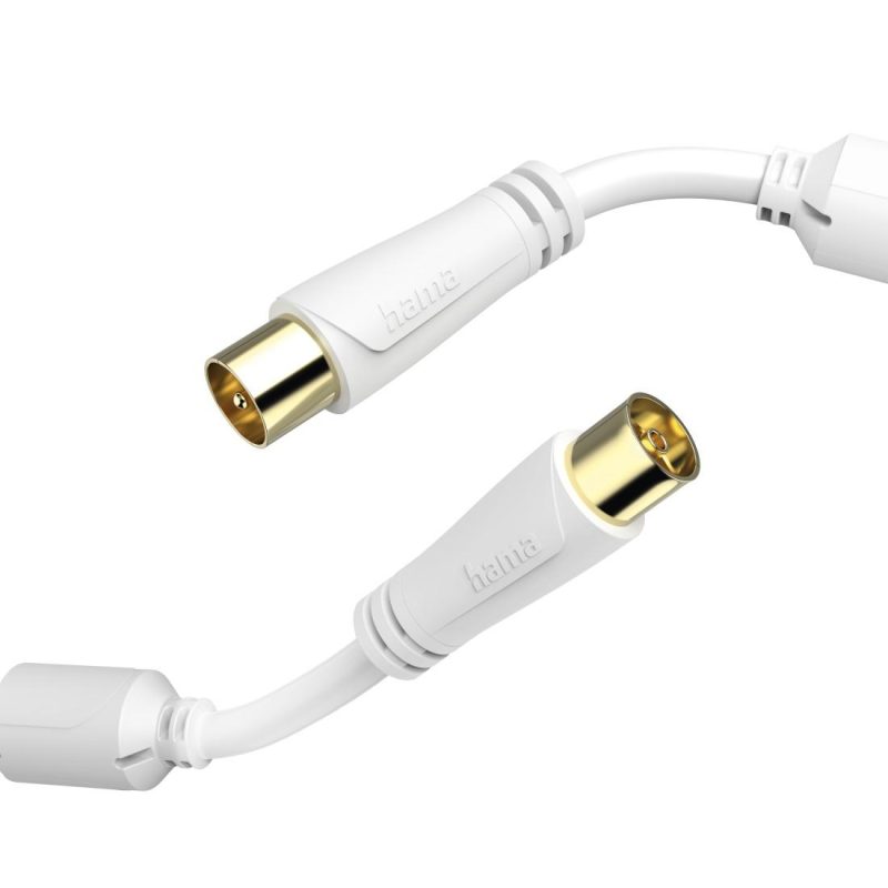 HAMA Коаксиален антенен кабел, позлатен, 1,5 м, 100 dB - Image 3