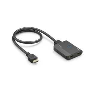 HAMA Сплитер 4K HDMI мъжко - 2 x HDMI женско, черен