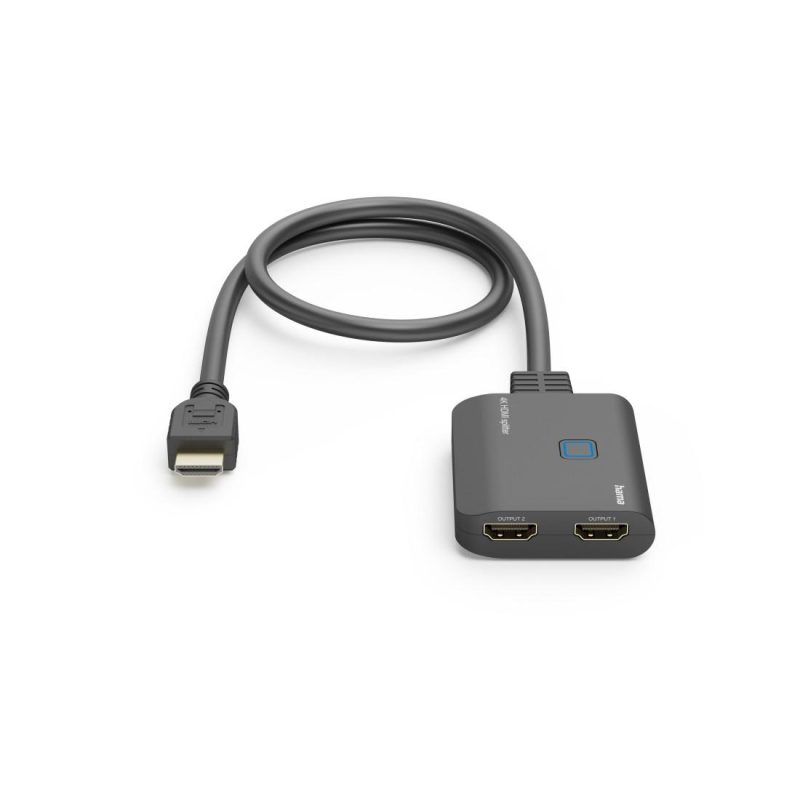 HAMA Сплитер 4K HDMI мъжко - 2 x HDMI женско, черен - Image 3