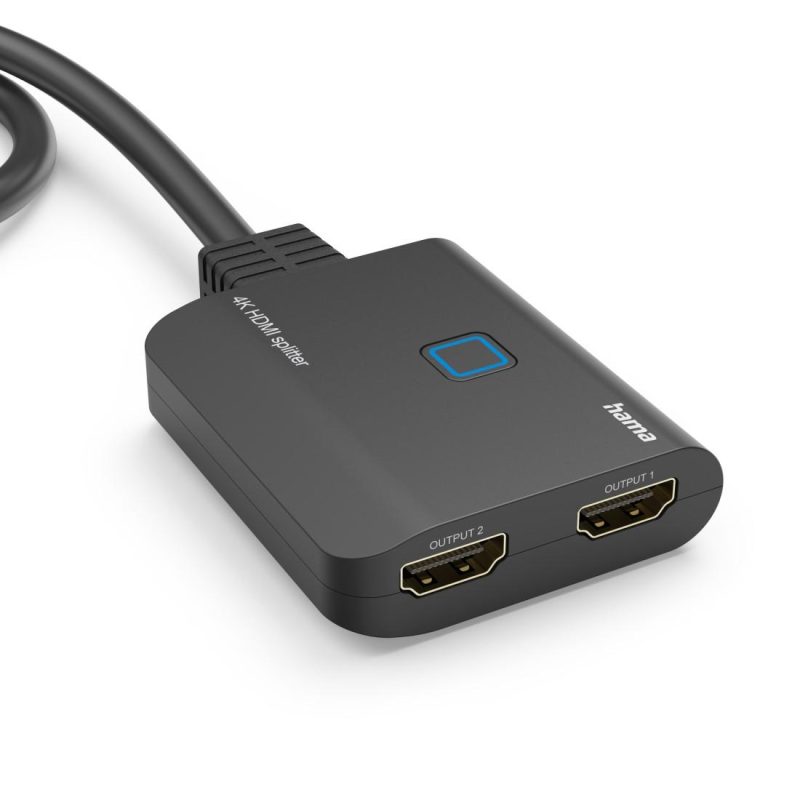 HAMA Сплитер 4K HDMI мъжко - 2 x HDMI женско, черен - Image 6