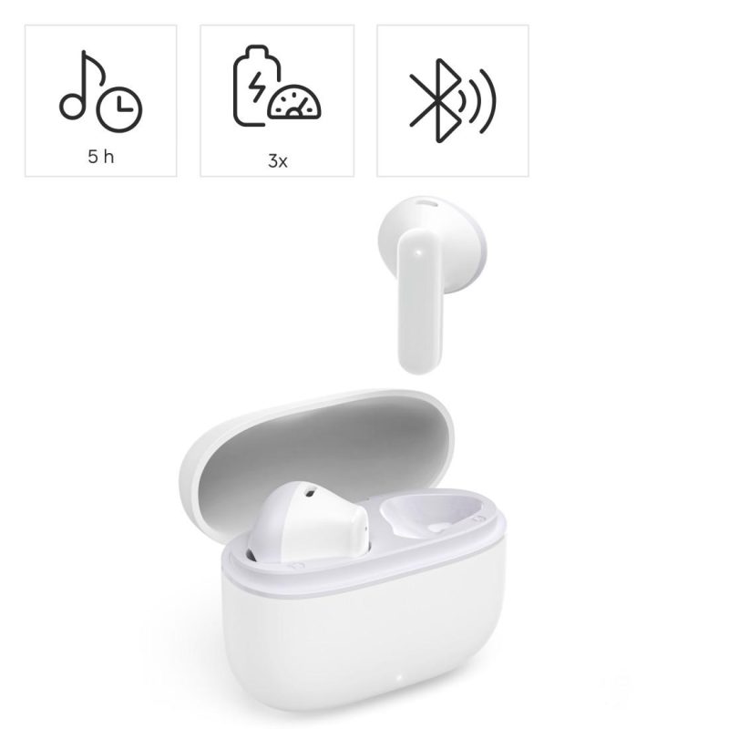 Hama Блутут слушалки "Freedom Light II", Bluetooth, TWS, бял - Image 7