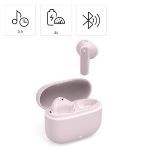 Hama Блутут слушалки "Freedom Light II", Bluetooth, TWS, розов - Image 7