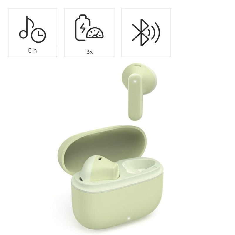 Hama Блутут слушалки "Freedom Light II", Bluetooth, TWS, Зелени - Image 7
