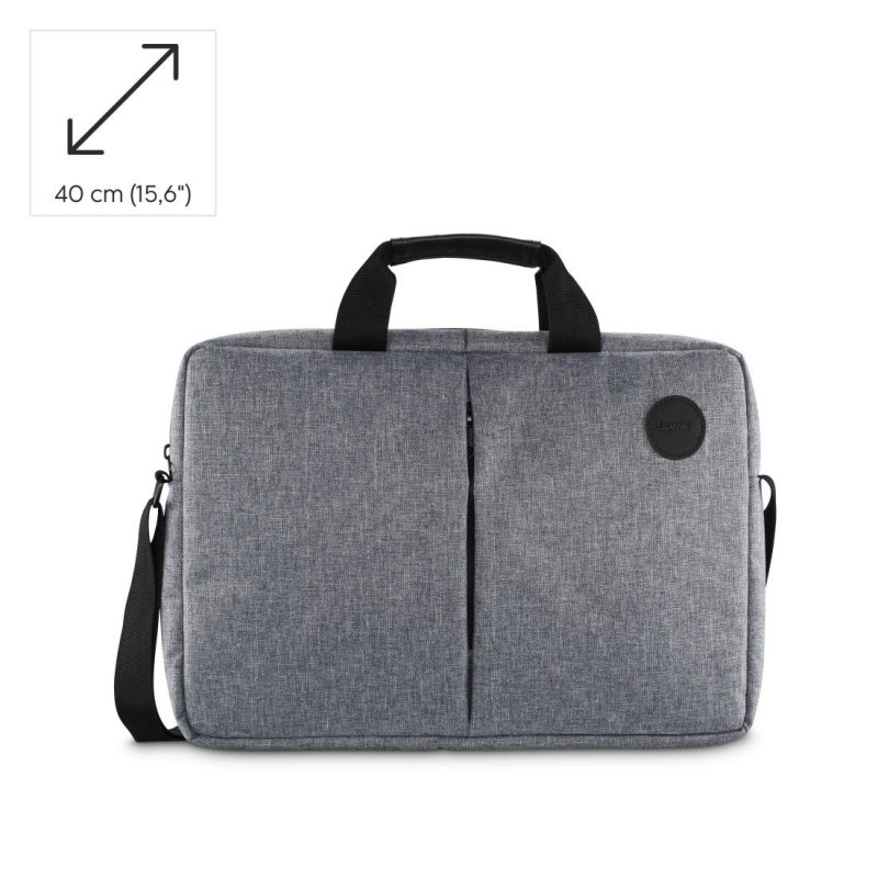 Чанта за лаптоп Hama "Genua", до 40 см (15.6"), сива - Image 7