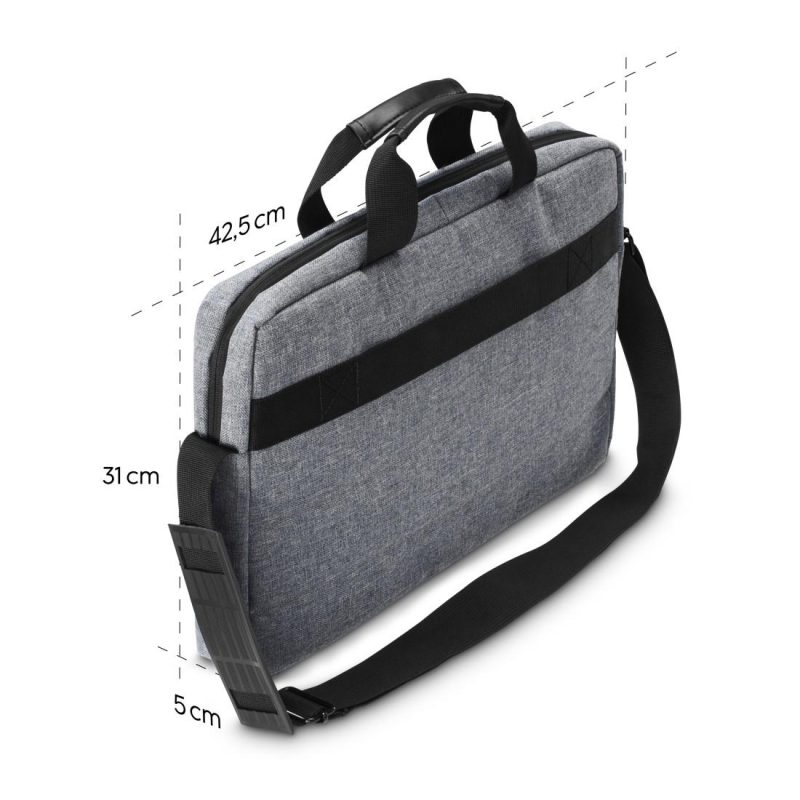 Чанта за лаптоп Hama "Genua", до 40 см (15.6"), сива - Image 8