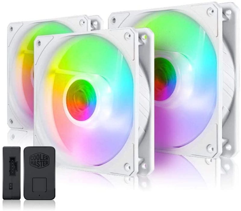 Вентилатор Cooler Master SickleFlow 120 ARGB White Edition 3in1 - Image 5
