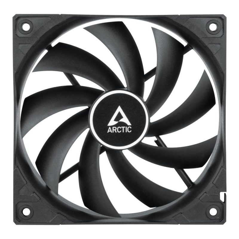 Комплект вентилатори ARCTIC F12 PWM, 120 мм, 5 броя, Черен - Image 2