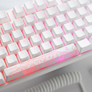 Геймърскa механична клавиатура Ducky One 3 Pure White Full Size Hotswap Cherry MX Silver, RGB, PBT Keycaps - Image 2