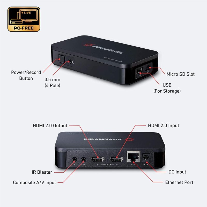 Външен кепчър AVerMedia Capture HD Video EZRecorder 330 - Image 2