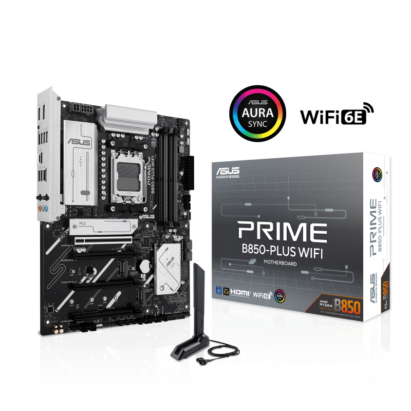 Дънна платка ASUS PRIME B850-PLUS WIFI 6E socket AM5 - Image 6