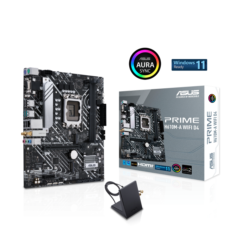 Дънна платка ASUS PRIME H610M-A WIFI D4, LGA 1700 mATX - Image 4