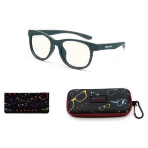 Детски компютърни очила GUNNAR Rush Kids Small, Clear Natural, Зелен - Image 4