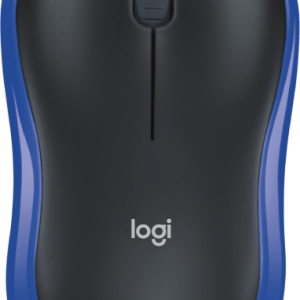 Безжична оптична мишка LOGITECH M185, USB, Син/Черен