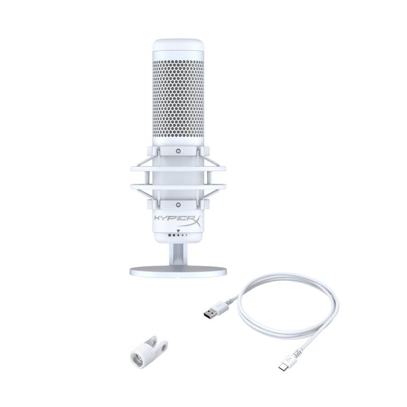 Настолен микрофон HyperX QuadCast S White - Image 8