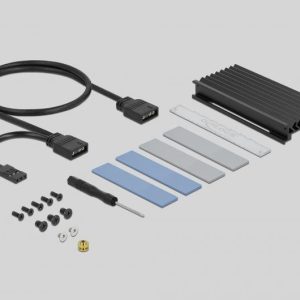 Карта за разширение на слотове Delock, PCI Express x4 към 1 x internal NVMe M.2 Key M, RGB LED, Low Profile - Image 5