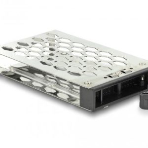 Чекмедже Delock 3.5″, За 1 x 2.5″ U.2 NVMe SSD или SATA / SAS HDD / SSD, Черен - Image 5