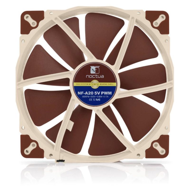 Вентилатор Noctua NF-A20 5V PWM 200x200x30mm - Image 3