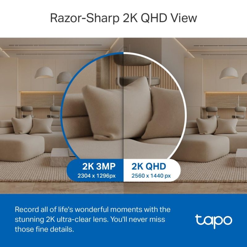 Домашна охранителна WiFi камера TP-Link Tapo C220, Pan/Tilt - Image 3