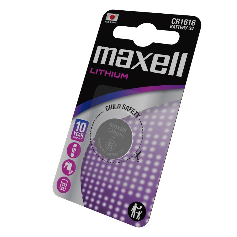 Бутонна литиева батерия MAXELL CR1616 3V - Image 3