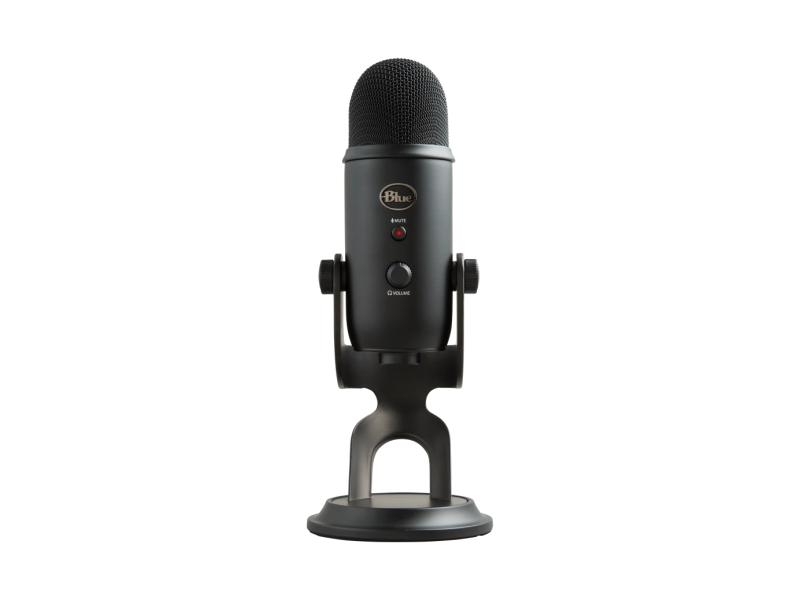 Настолен микрофон Logitech Blue YETI - Blackout - Image 2