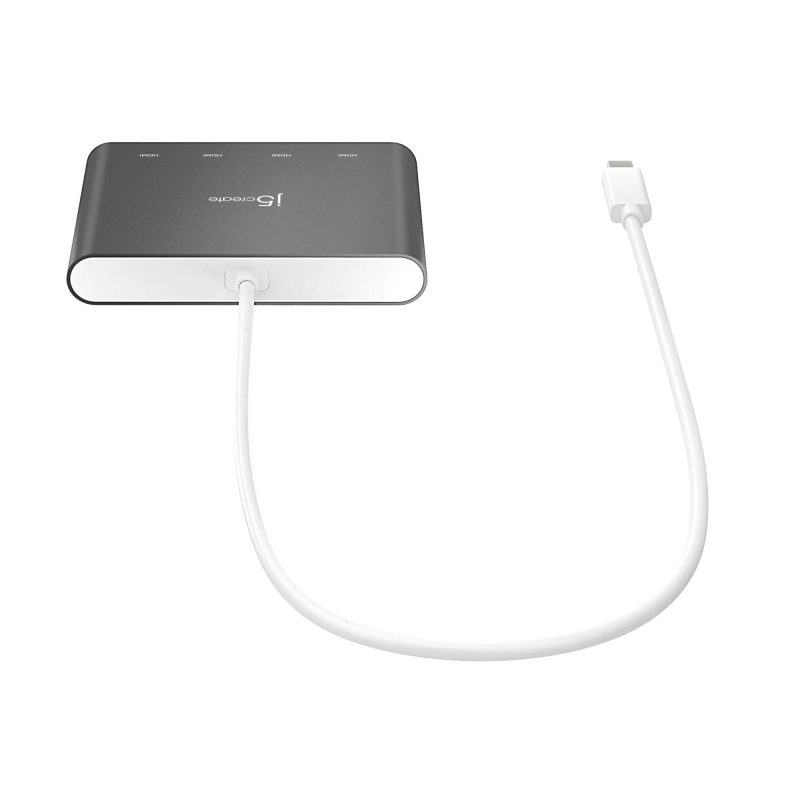 Адаптер j5create JCA366, За 4 монитора, USB-C - 4 x HDMI - Image 2