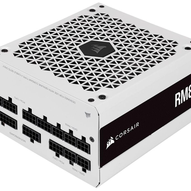Захранващ блок Corsair RM850 White, 80+ GOLD 850W, Fully Modular