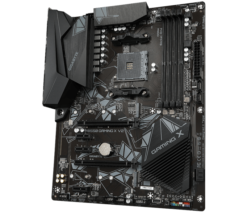 Дънна платка GIGABYTE B550 GAMING X V2 Socket AM4, 4 x DDR4, RGB Fusion, V2 (rev. 1.0) - Image 4