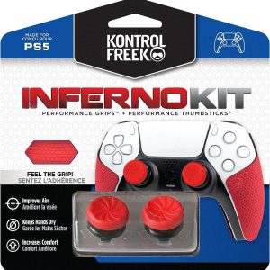 Аксесоар Kontrolfreek Performance Inferno Kit PS5 с включени сменяеми бутони и грипове за DualSense - Image 2