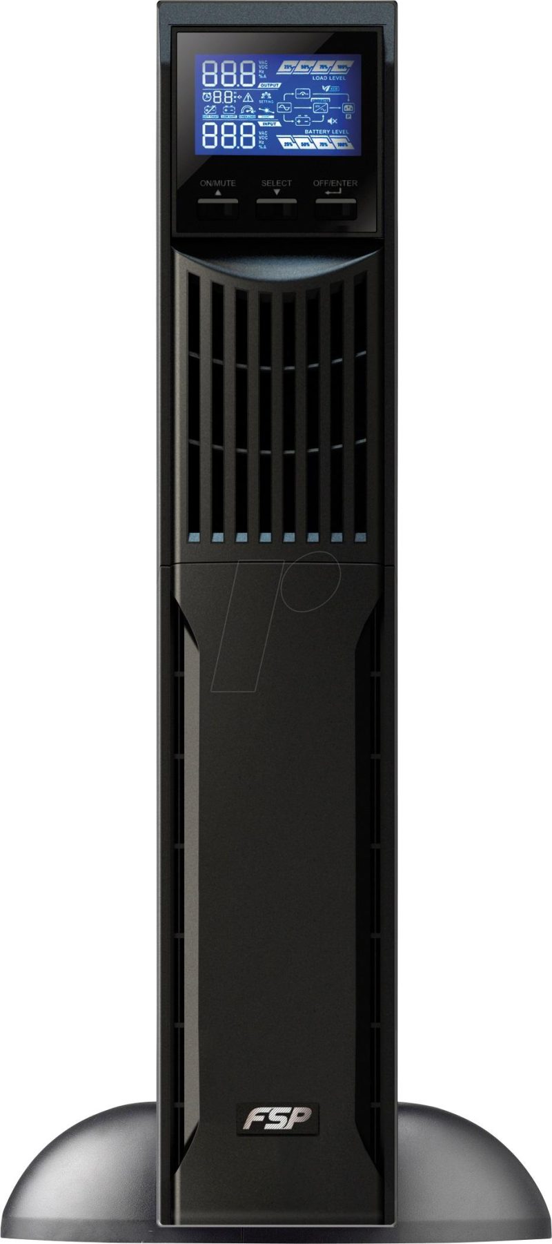 UPS FSP Group Champ Rack 1K, 1000VA, 900W, LCD, 3 Schuko, USB, RS-232 - Image 3
