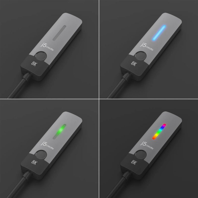 Адаптер j5create JCA157, USB-C мъжко - HDMI 2.1 женско, 8K - Image 4